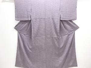 変わり格子模様小紋着物